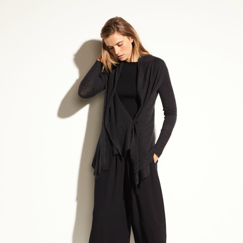 Vince drape front cardigan